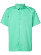 A.p.c. Plain Chest Pocket Shirt - Green