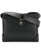 Manu Atelier Rectangular Shoulder Bag - Black