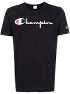 Champion Logo Print T-shirt - Black