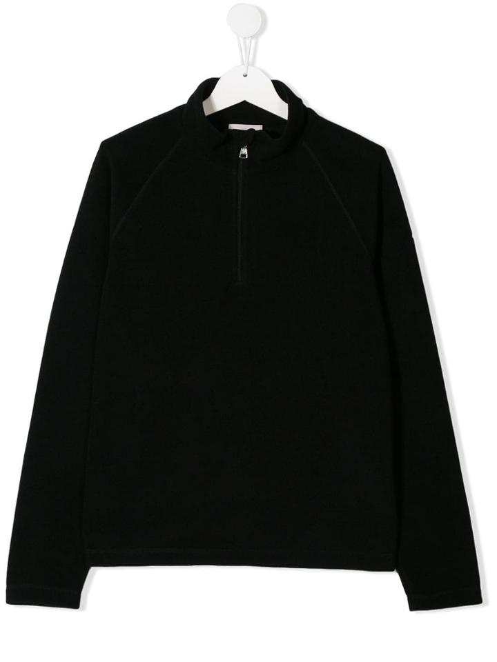 Moncler Kids Half-zip Jumper - Black
