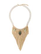 Iosselliani Burma Fringe Necklace - Metallic