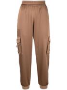 Alice+olivia Dede Tapered Cropped Trousers - Brown