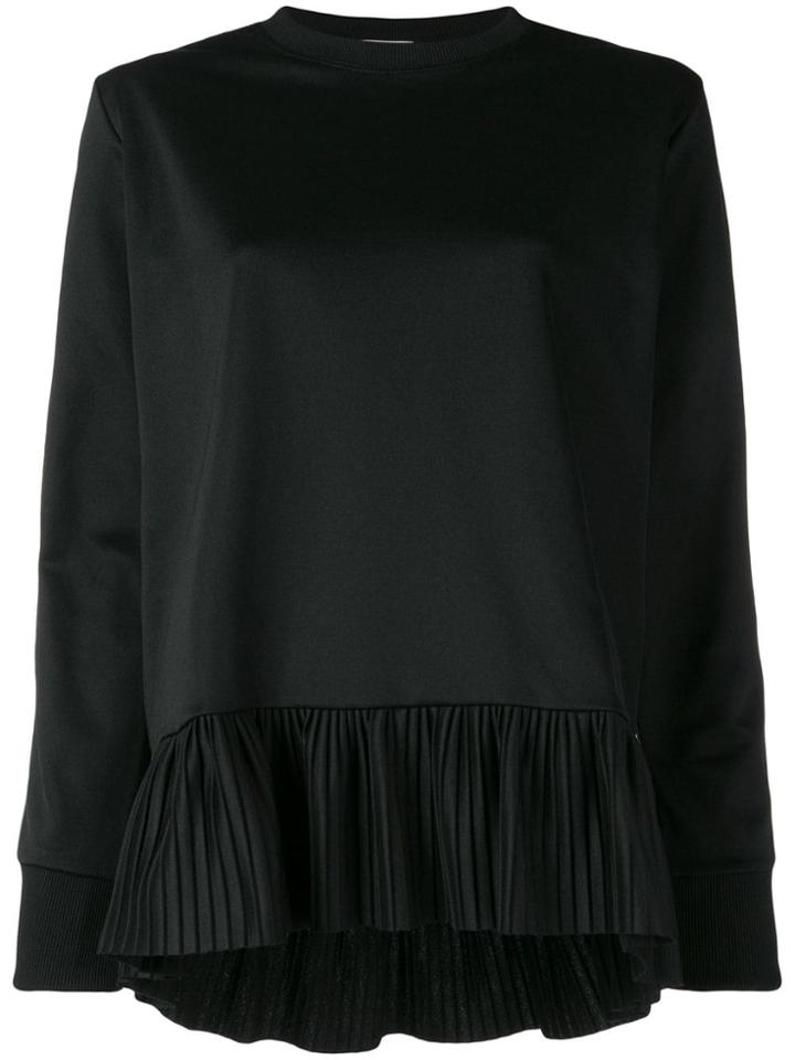 Red Valentino Frill Trim Sweatshirt - Black