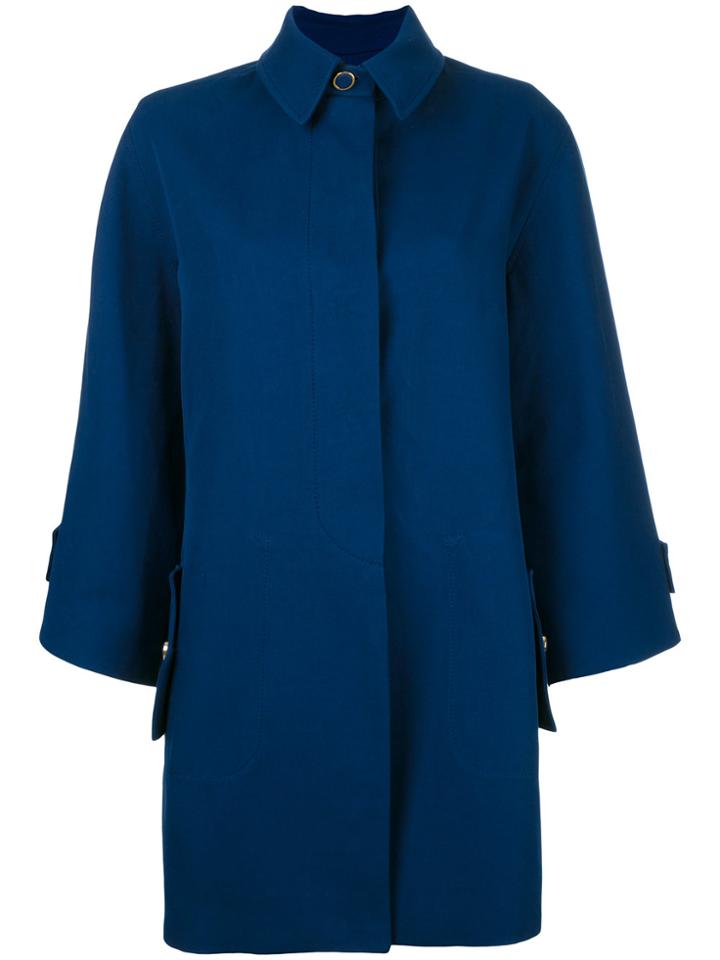 Rossella Jardini Wide Sleeve Coat - Blue