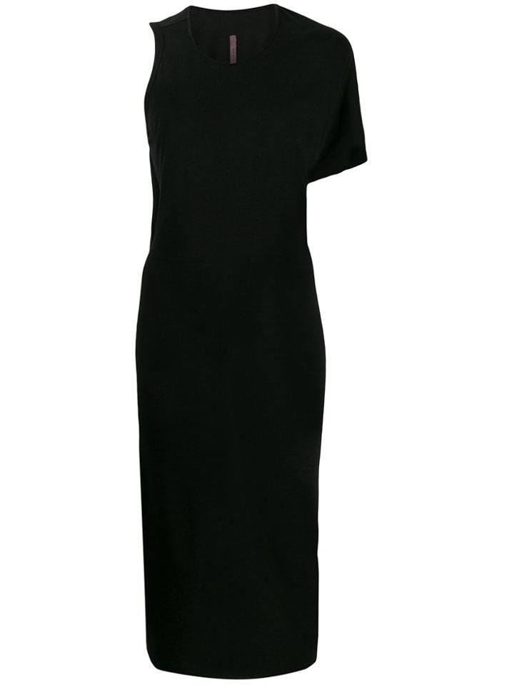 Rick Owens Lilies Asymmetric One-sleeve Dress - Black