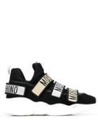 Moschino Teddy Strap Sneakers - Black