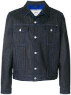 Ami Alexandre Mattiussi Bi-material Denim Jacket - Grey