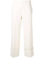 Antonelli Thelma Cropped Trousers - White