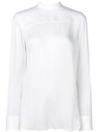 Thom Browne Basic Silk Blouse - White