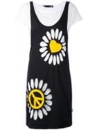 Love Moschino - Daisy Print Dress - Women - Cotton - 44, Women's, White, Cotton