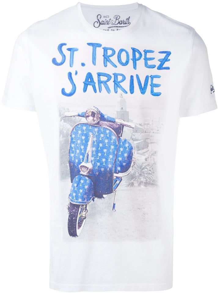 Mc2 Saint Barth - J'arrive T-shirt - Men - Cotton - Xxl, White, Cotton