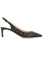 Valentino Valentino - Woman - Slingback Spyke 55 - Black