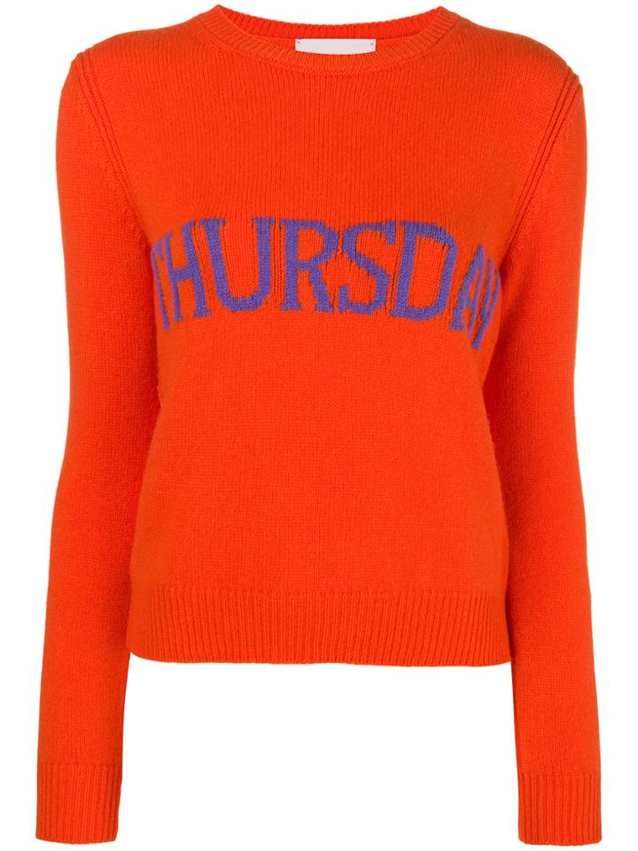 Alberta Ferretti Thursday Sweater - Yellow & Orange