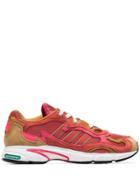 Adidas Orange Temper Run Subtle 90s Leather And Suede Low-top Sneakers