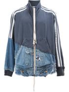 Greg Lauren Patchwork Jacket - Blue
