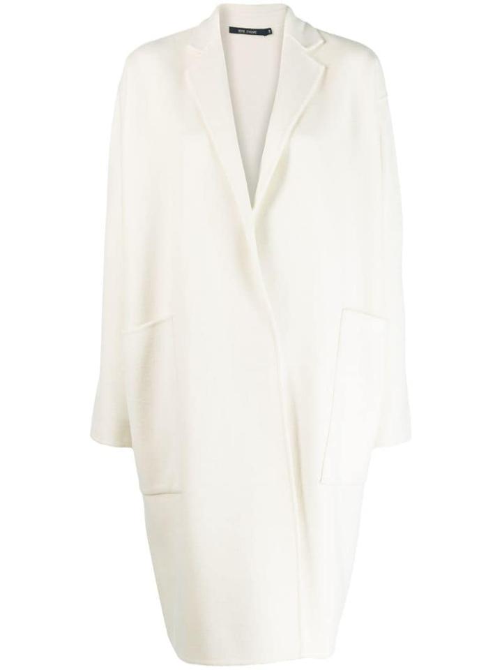 Sofie D'hoore Oversized Single-breasted Coat - White