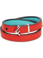 Fendi Double Wrap Bracelet - Red