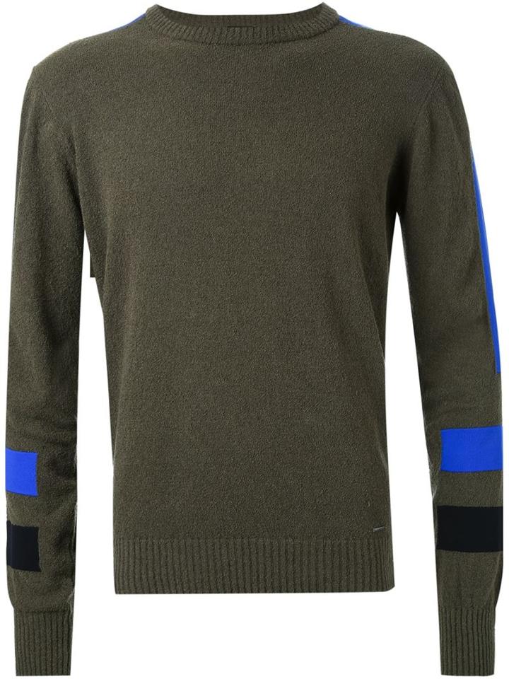 Diesel Towelling Panel Sweater
