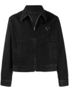Prada Zipped Denim Jacket - Black