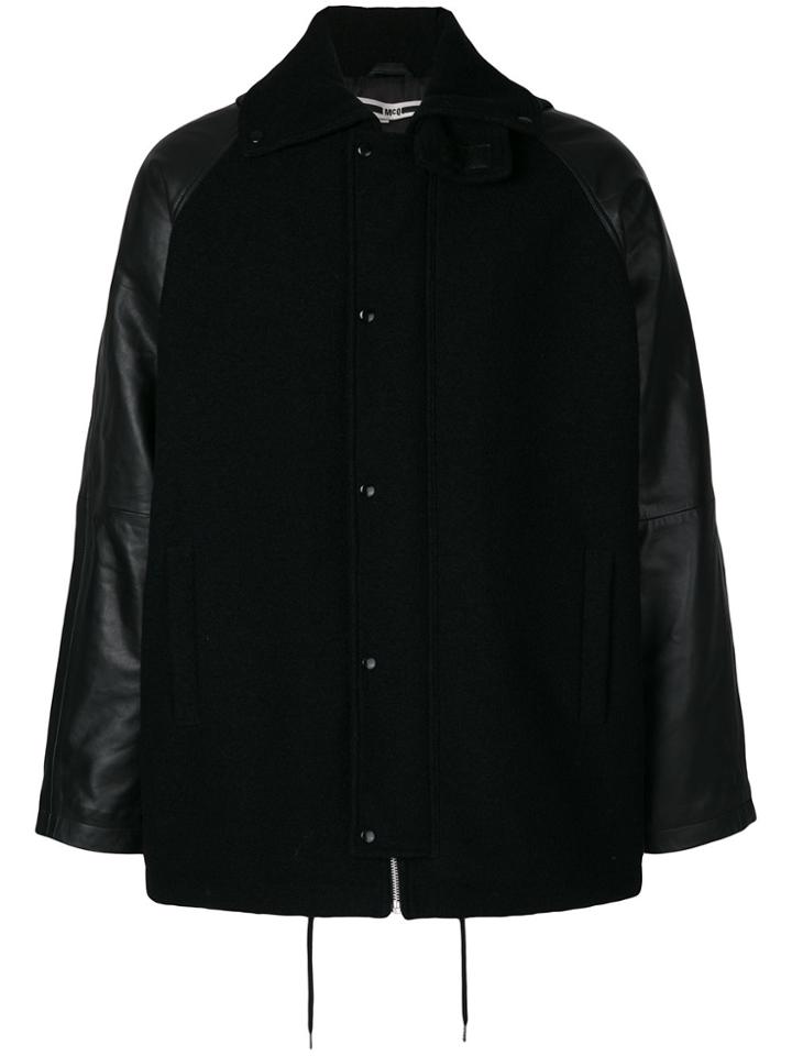 Mcq Alexander Mcqueen Engineered Coat - Black