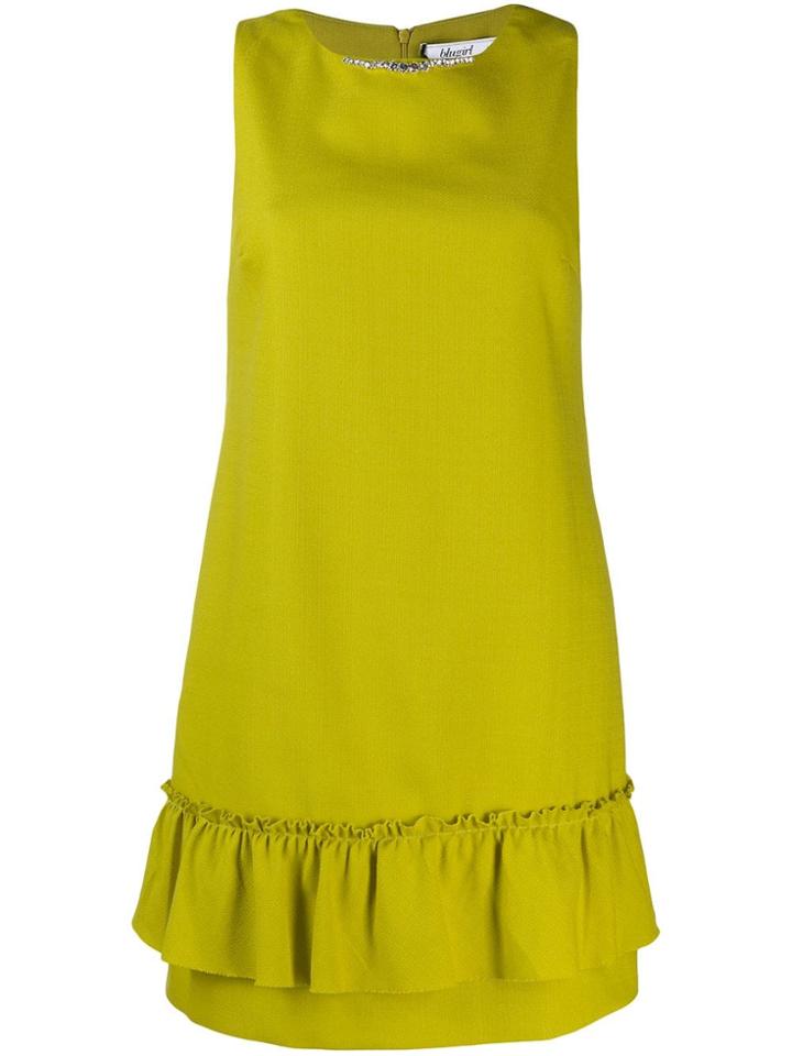 Blugirl Ruffled Hem Dress - Green