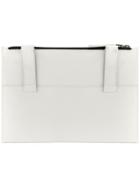 Maison Margiela Zip-closure Clutch - White