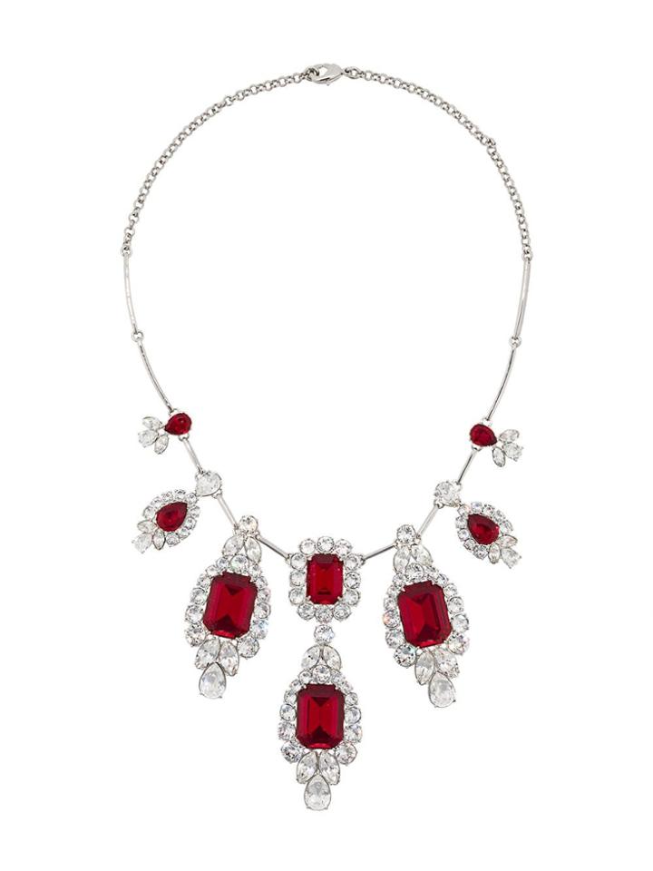 Atelier Swarovski Siam Necklace By Anna Dello Russo - Silver