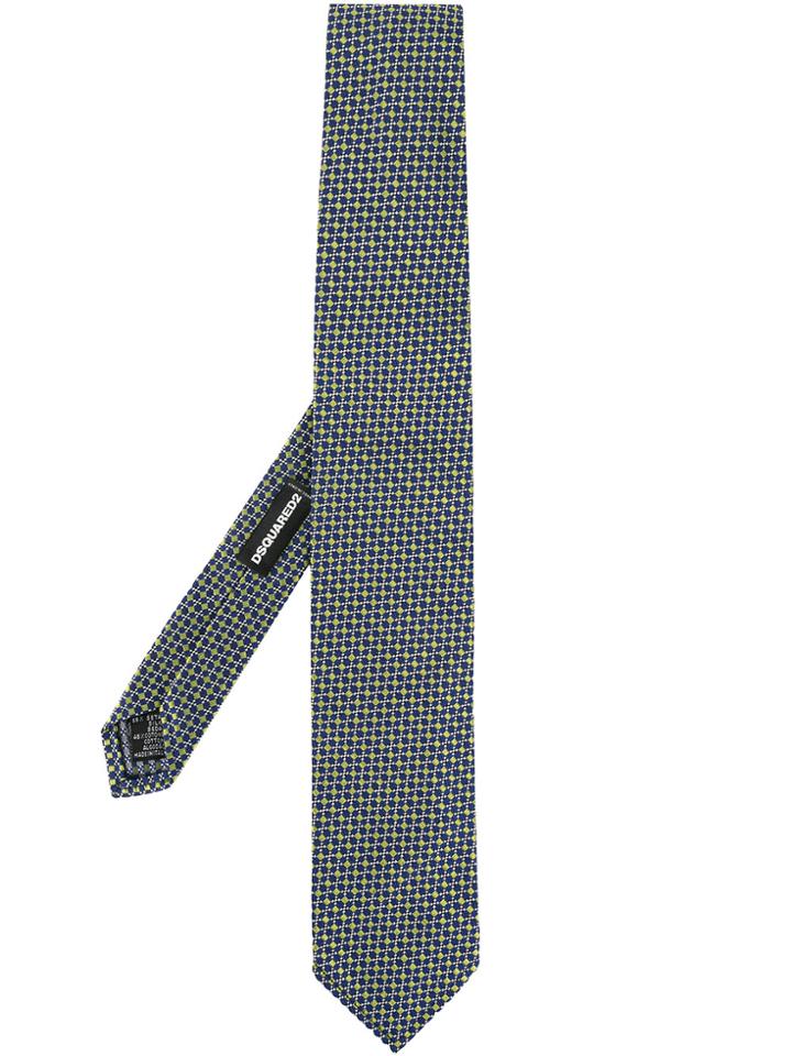 Dsquared2 Jacquard Tie - Blue