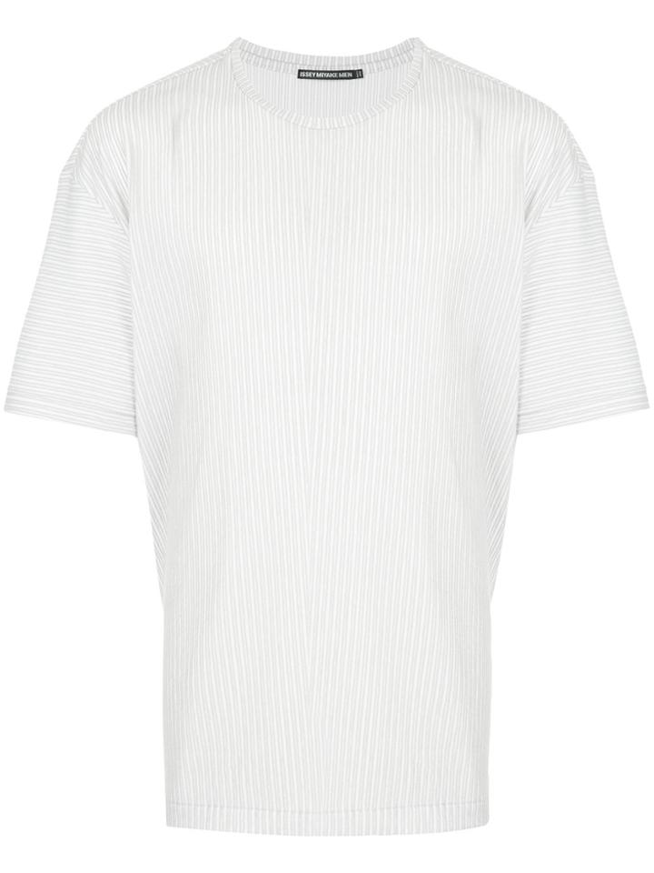 Issey Miyake Men Plain T-shirt - Grey