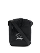 Paul & Shark Logo Messenger Bag - Black