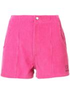 Adaptation Corduroy Shorts - Pink & Purple