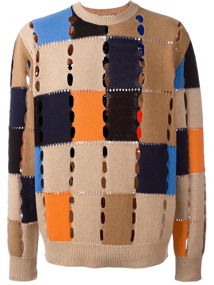 Msgm - Pointelle Jumper - Men - Polyamide/wool - S, Polyamide/wool