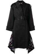 Juun.j Belted Double-breasted Trench Coat - Black
