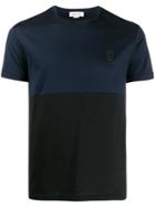 Alexander Mcqueen Skull Patch T-shirt - Blue