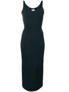 Maison Margiela Minimal Fitted V-neck Dress - Green