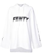 Fenty X Puma Graphic Print Hoodie - White