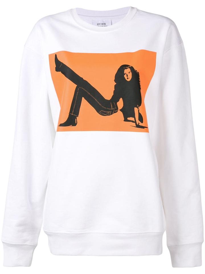 Calvin Klein Jeans Est. 1978 Brooke Shields Sweatshirt - White