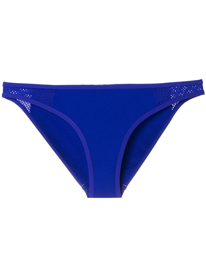Stella Mccartney Mesh Panel Bikini Bottoms - Blue