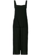 Theory Square Neck Jumpsuit - Black