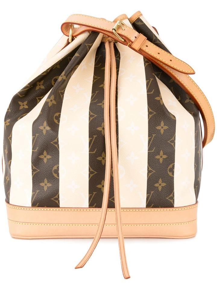 Louis Vuitton Pre-owned Noe Drawstring Monogram Shoulder Bag - Brown