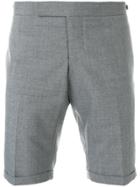 Thom Browne Low Rise Skinny Short With Red, White And Blue Selvedge