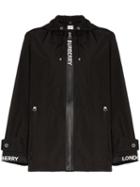 Burberry Everton Logo-panelled Jacket - Black