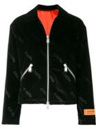 Heron Preston Zipped Up Bomber Jacket - Black