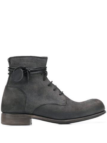 Carpe Diem Military Boots - Black