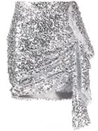 In The Mood For Love Emely Mini Skirt - Silver