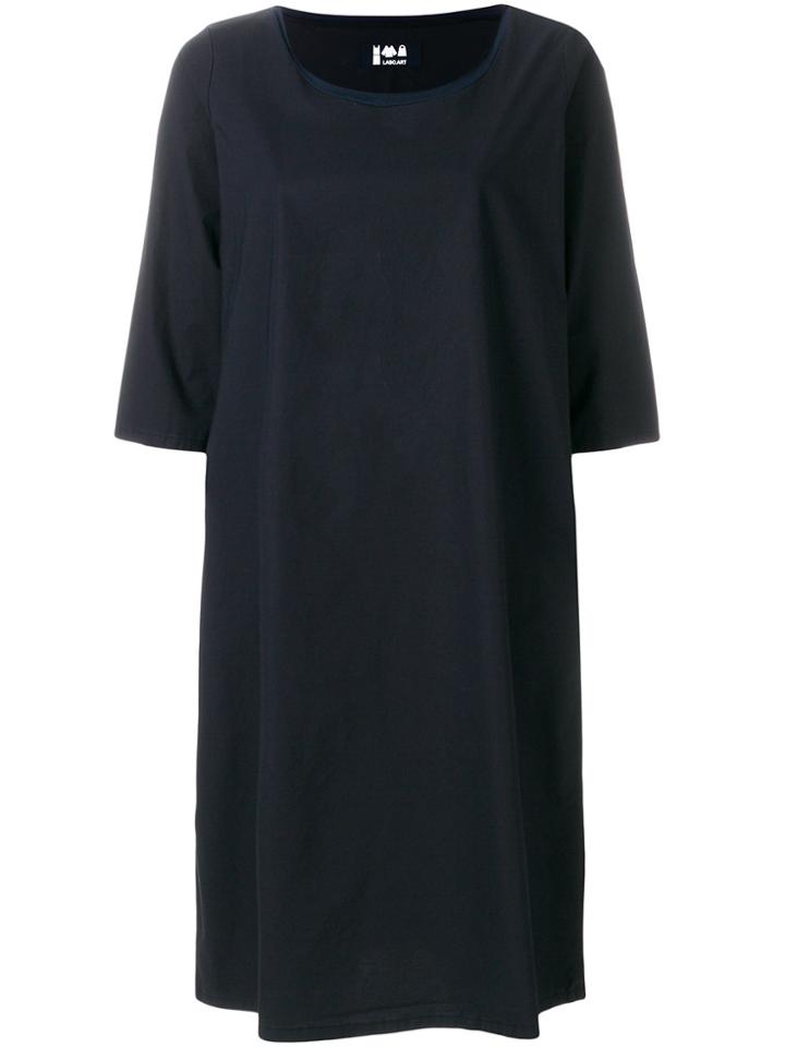 Labo Art Midi Shift Dress - Blue