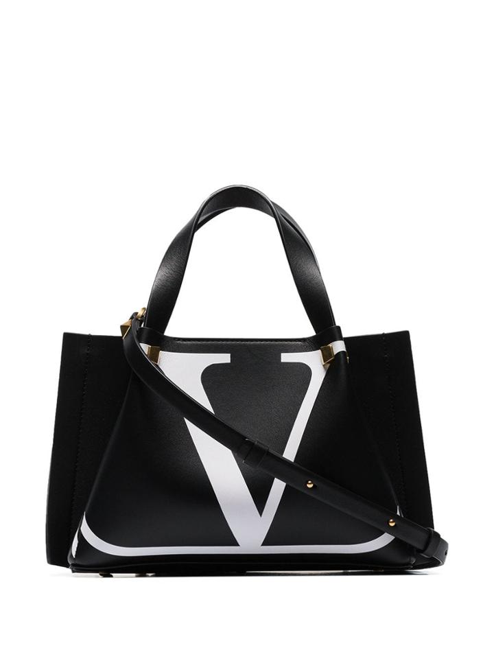Valentino Valentino Garavani Black And White Go Logo Escape Small