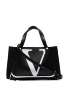 Valentino Valentino Garavani Black And White Go Logo Escape Small