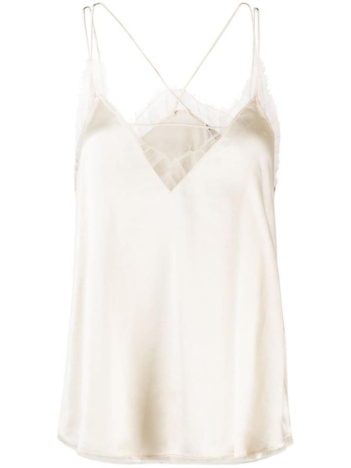 Iro Tulle Insert Camisole - Neutrals