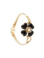 Goossens Four-leaf Clover Bracelet - Black